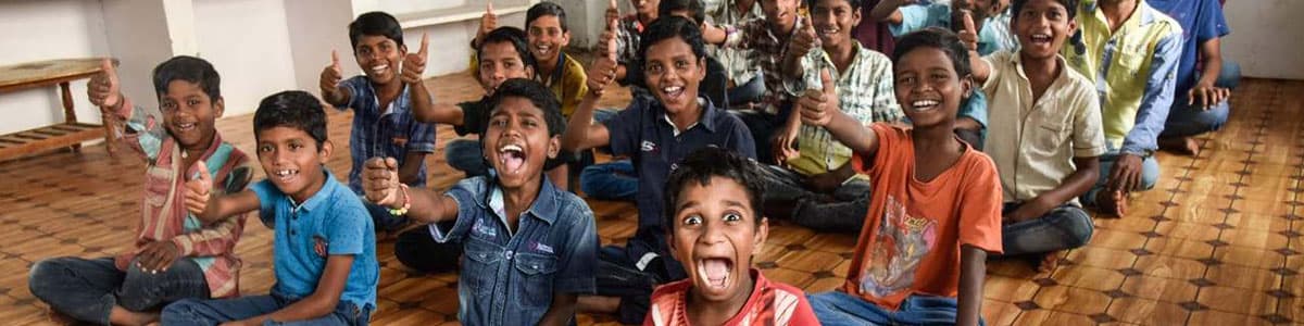 A community gathering at the home